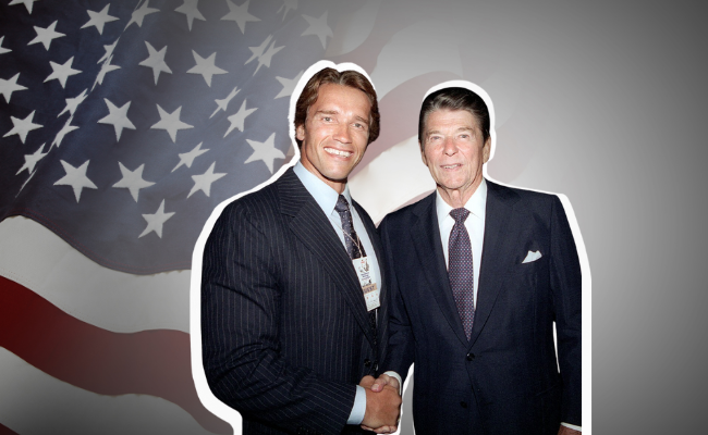 ronald reagan and arnold schwarzenegger